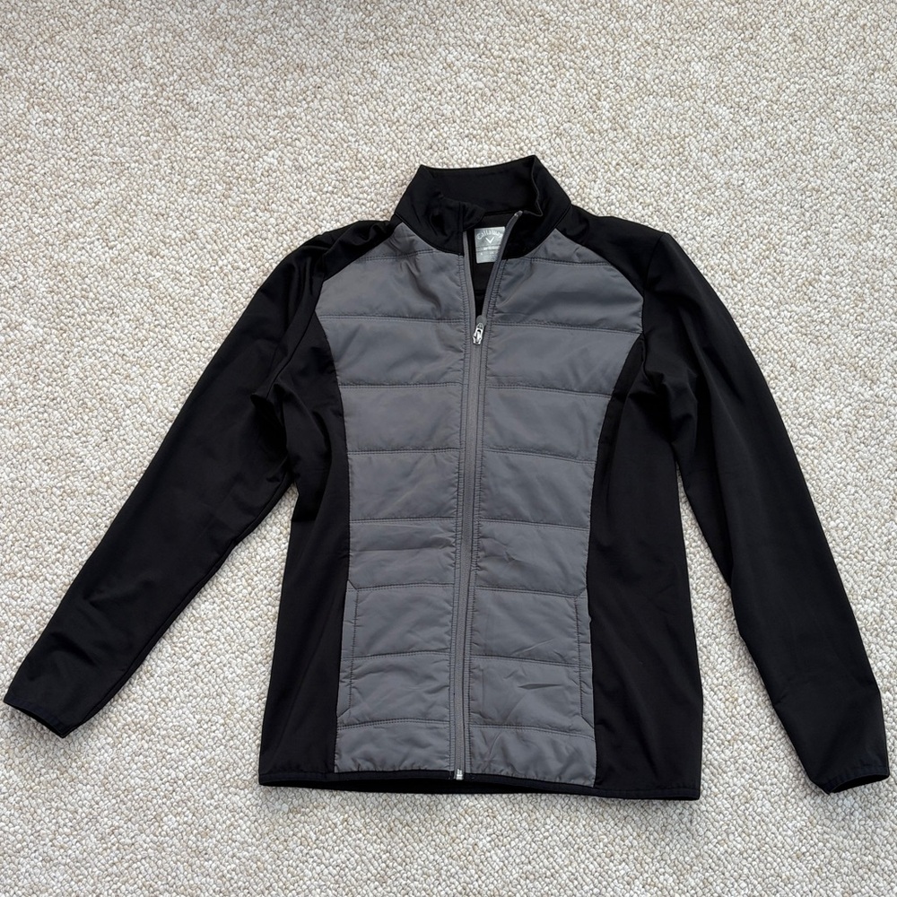 Callaway Black and Gray Opti-Dri Golf/activewear Jacket